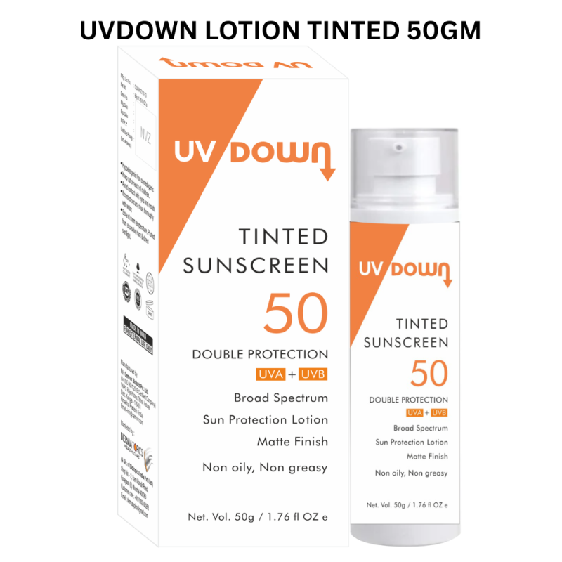 UVDOWN LOTION TINTED 50GM